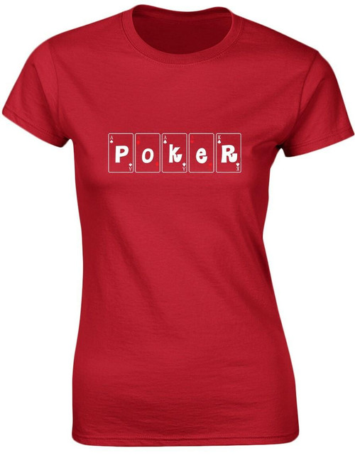 swagwear Poker Gambling Funny Womens T-Shirt 8 Colours by swagwear