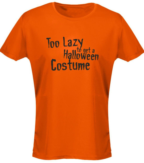 swagwear Too Lazy To Get A Halloween Costume Scary Fancy Dress Funny Womens T-Shirt 8 Colours by swagwear