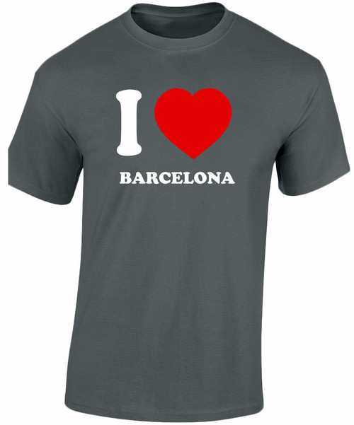 swagwear I Love Barcelona Mens T-Shirt Fathers Day 10 Colours S-3XL by swagwear