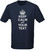 swagwear Keep Calm Your Text Personalised Mens T-Shirt 10 Colours S-3XL by swagwear