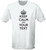 swagwear Keep Calm Your Text Personalised Mens T-Shirt 10 Colours S-3XL by swagwear