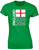 swagwear England Football Supporters Womens T-Shirt 8 Colours 8-20 by swagwear