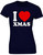 swagwear I Love Xmas Christmas Funny Womens T-Shirt 8 Colours by swagwear