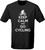 swagwear Keep Calm And Go Cycling Kids Unisex T-Shirt 8 Colours XS-XL by swagwear