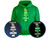 swagwear Keep Calm And Scare On Halloween GLOW IN THE DARK Unisex Hoodie 10 Colours S-5XL by swagwear