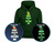 swagwear Keep Calm Scare On GLOW IN THE DARK Halloween Kids Hoodie 10 Colours S-XL by swagwear