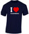 swagwear I Love California Mens T-Shirt Fathers Day 10 Colours S-3XL by swagwear