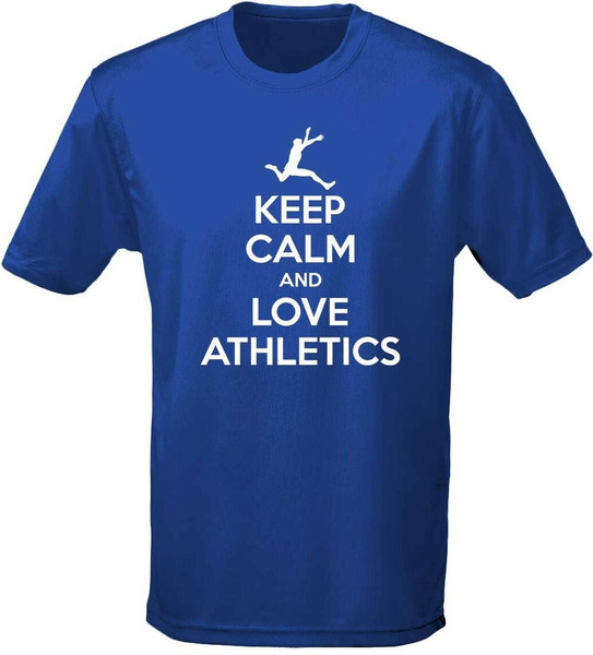swagwear Keep Calm And Love Athletics Mens T-Shirt 10 Colours S-3XL by swagwear