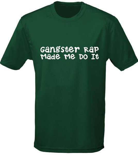 swagwear Gangster Rap Made Me Do It Mens T-Shirt 10 Colours S-3XL by swagwear