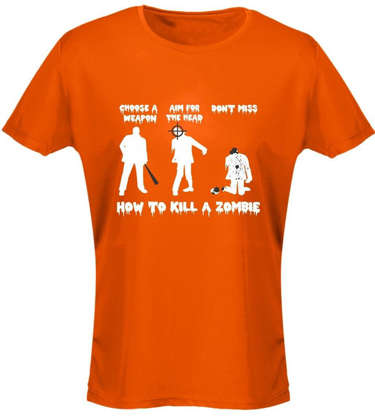 swagwear How To Kill A Zombie Womens T-Shirt 8 Colours 8-20 by swagwear