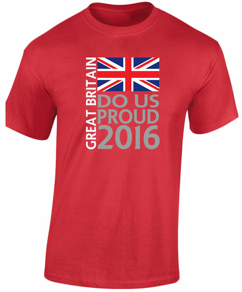 swagwear Come On Great Britain Do us Proud Kids Unisex Sports T-Shirt 8 Colours XS-XL by swagwear