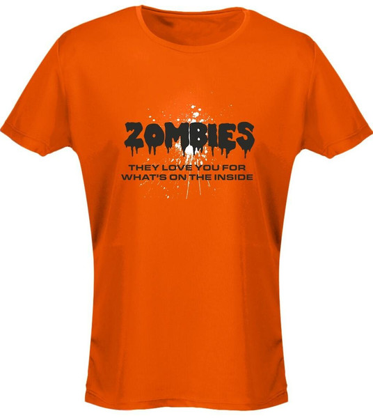 swagwear Zomies Love You For Whats On The Inside Funny Womens T-Shirt 8 Colours by swagwear