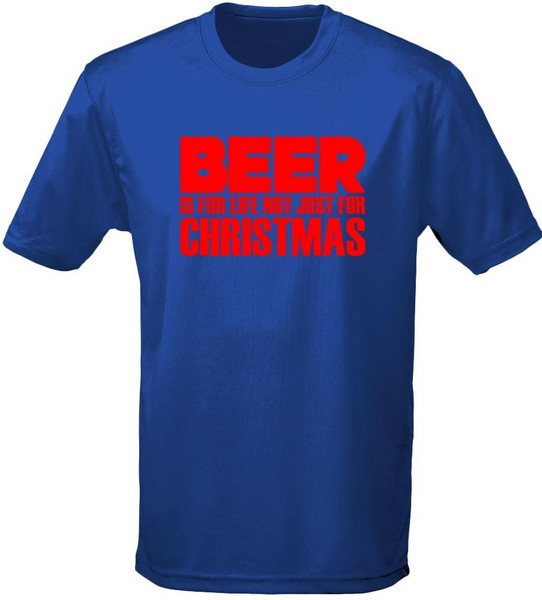 swagwear Beer Is Not Just For Christmas Xmas Mens T-Shirt 10 Colours S-3XL by swagwear