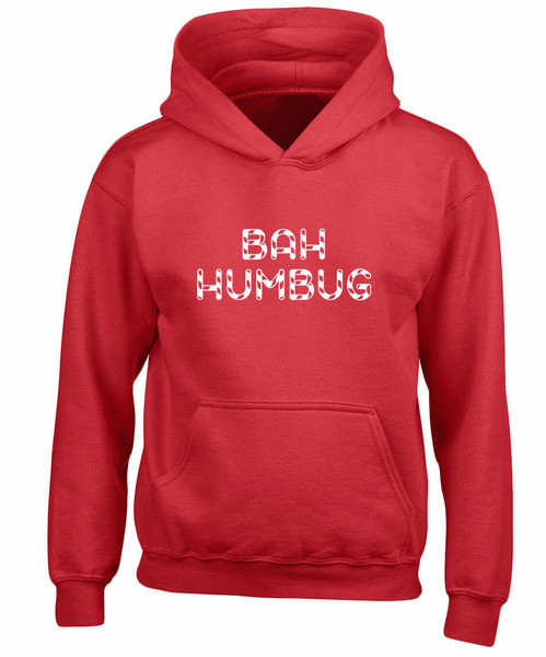 swagwear Bah Humbug Christmas Xmas Kids Hoodie 10 Colours S-XL by swagwear