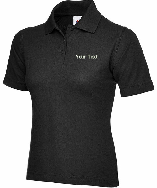 swagwear Embroidered Your Text Logo Personalised Ladies Polo 17 Colours XS-4XL 106 by swagwear