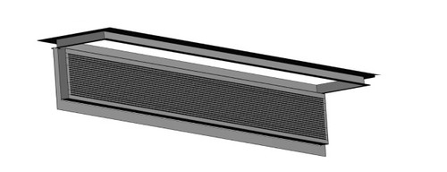 Brandguard Vent, Removeable Balcony 60 x 6 Front Flange Brandguard Vent, Removeable Balcony 60 x 6 Front Flange
