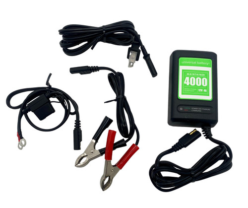 Battery charger and maintainer kit