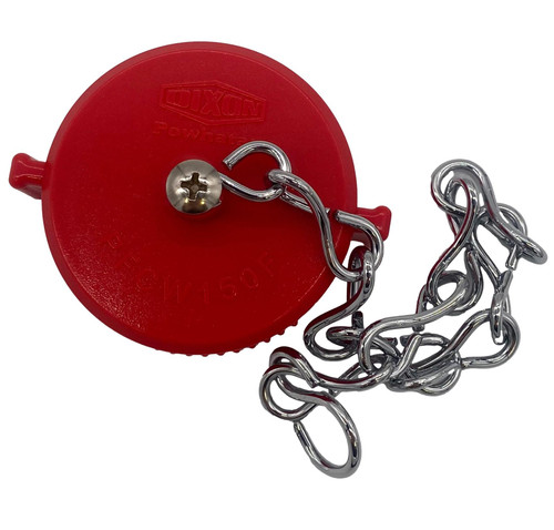 1.5" NH Dust Cap with Chain Plastic - NOT FOR PRESSURIZATION!