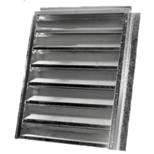 Gable End 14" x 24" Vulcan Vent with 1/8" Front Screening