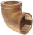 2.5" NPT Standard 90 Fitting BRASS