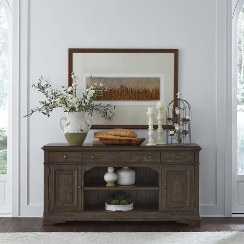 aldridge antique grey buffet