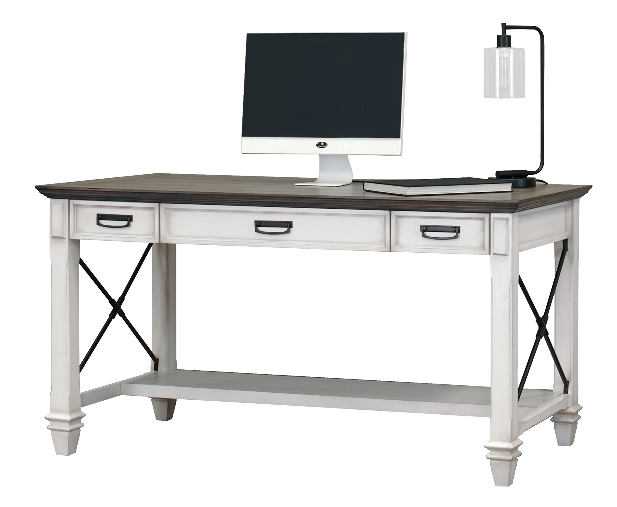 white monarch desk