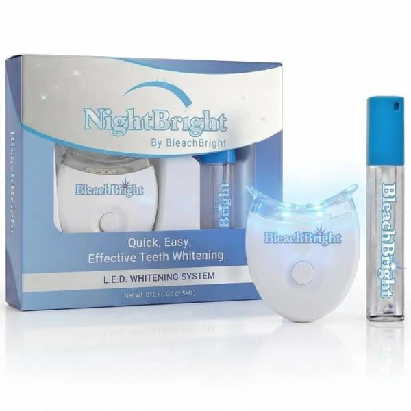 NightBright LED at home teeth whitening kit