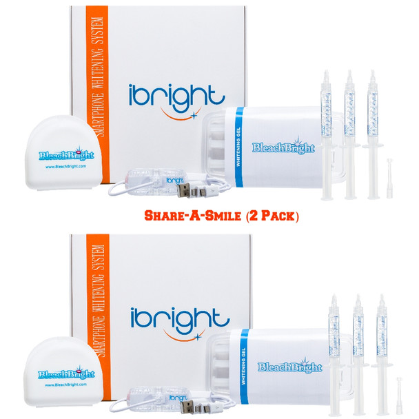 Share-A-Smile ibright Smartphone Whitening System (2 Pack)