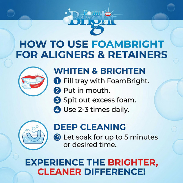 FoamBright Retainer & Aligner Cleaner