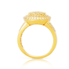 10K Yellow Gold Men's Diamond Ring 1.50Ctw