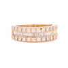 14k Gold 1.10ct Diamonds Channel Set Baguette Men's Band Ring