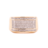 10k Gold 0.25ct Micro Diamonds Basic Men's Ring