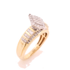 Designer Ladies' Ring in 10k Yellow Gold with 0.52ct Diamonds