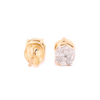 10k Yellow Gold 0.34ct Diamonds Fancy Studs Men's Earrings