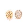 14K Gold 0.56ct Diamonds Small Top Unisex Earrings