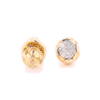 10K Gold 0.17ct Diamonds Custom Men's Earrings