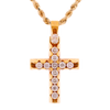 10K Gold 2.50ct Diamonds Custom Men's Cross Pendant
