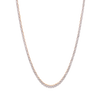 10K Gold 5.40ct Micro Diamonds Tiny Circles Designer Necklace