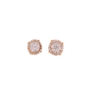 10K Gold 0.31ct Diamonds Tiny Top Unisex Earrings