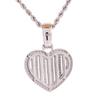 10K W/Gold 1.15ct Diamonds Designer Heart LDS Pendant