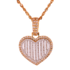 10K Gold 1.15ct Diamonds Designer Heart LDS Pendant