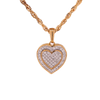 10K Gold 0.20ct Diamonds new heart pendant