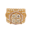 10K Gold 6.60ct Diamonds new shiny ladies ring