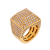 10K Gold 7.00ct Diamonds Classic Pharaoh Men's Ring