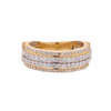 10K Yellow Gold 1.40ct Diamonds Fancy Style Men's Band