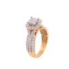 14K Gold 1.50ct Princess Cut Diamonds Fancy LDS Ring