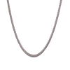 10K W/Gold 6.50ct Diamonds Tennis Unisex Necklace