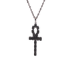 10K W/Gold 3.00ct Diamonds Medium ANKH Men's Pendant