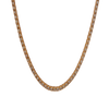 10K Gold 7.75ct Illusion Set Diamonds Unisex Tennis Necklace