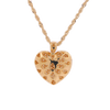 14K Gold 1.70ct Diamonds heart pendant